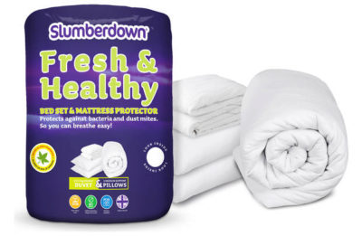 Slumberdown Fresh and Healthy 10.5 Tog Bedding Set - Double.
